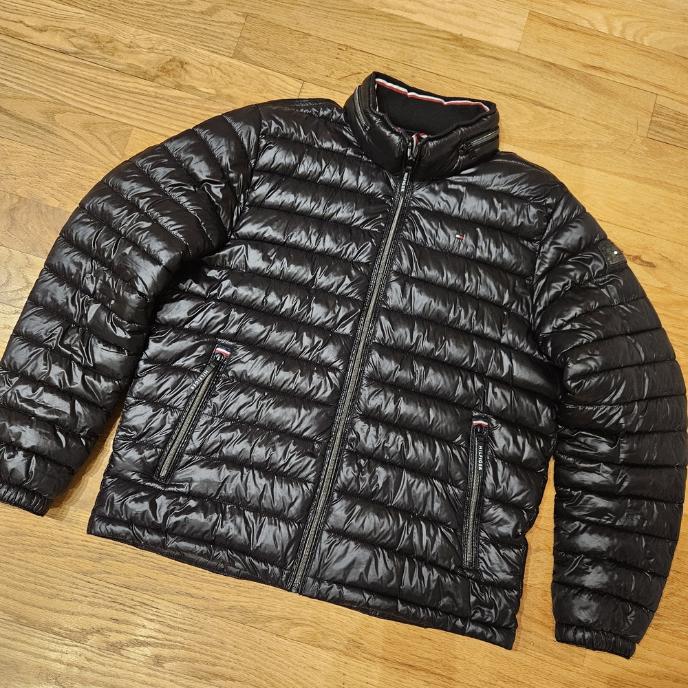 Tommy Hilfiger Black Quilted Men's Puffer Jacket